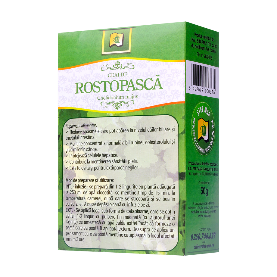 Ceai rostopasca iarba 50 g