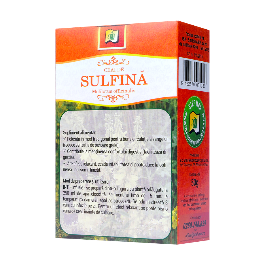 Ceai sulfina iarba 50 g