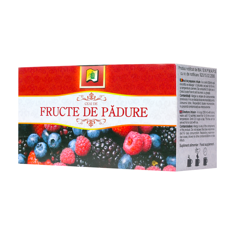 Ceai fructe padure 20 plicuri