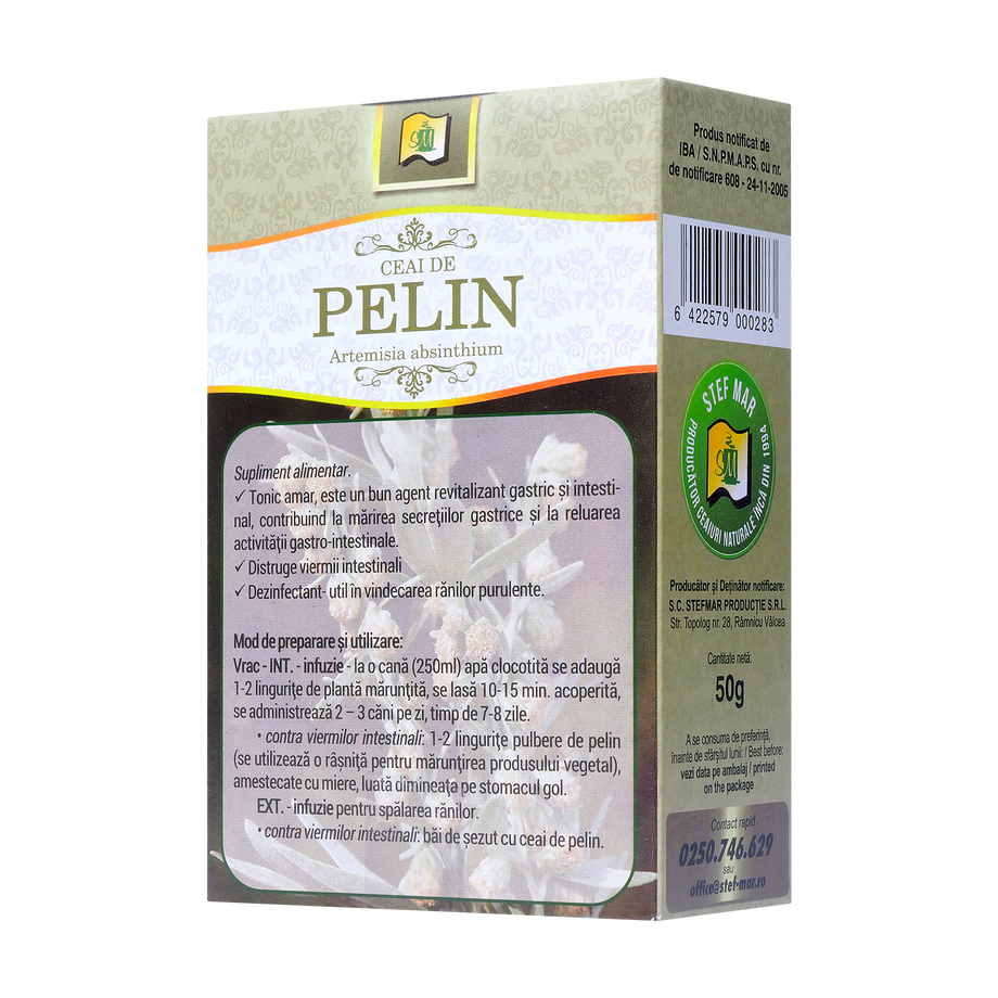 Ceai de Pelin parti aeriene 50 g