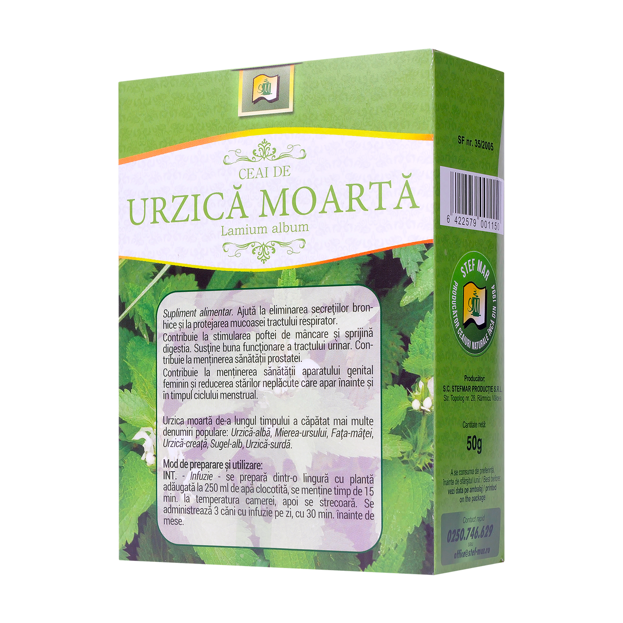 Ceai urzica moarta iarba 50 g