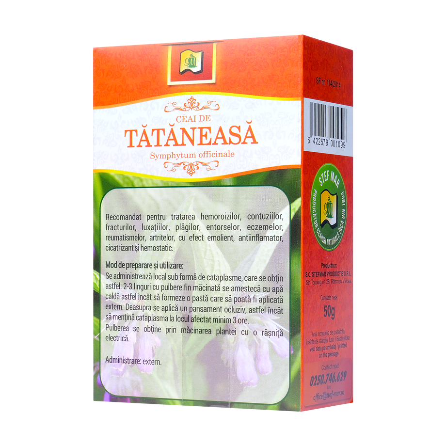 Ceai tataneasa radacina 50 g