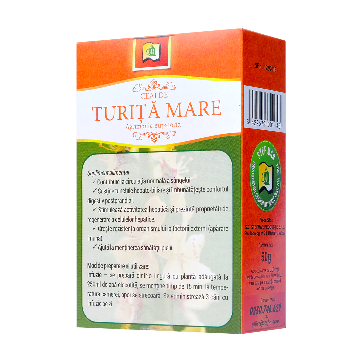 Ceai turita mare iarba 50 g