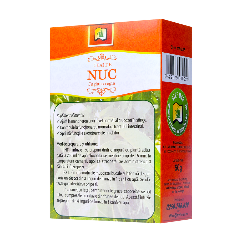 Ceai nuc frunze 50 g