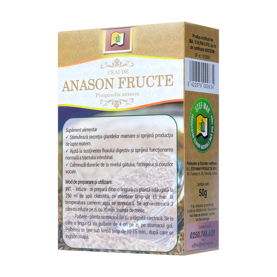 Ceai anason fructe 50 g