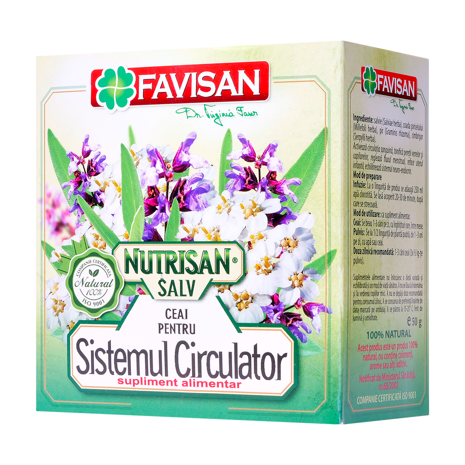 Ceai nutrisan salv sistem circulator 50 g