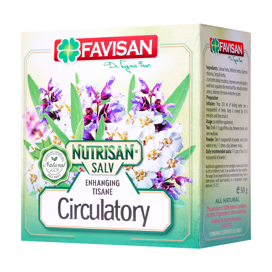 Ceai nutrisan salv sistem circulator 50 g