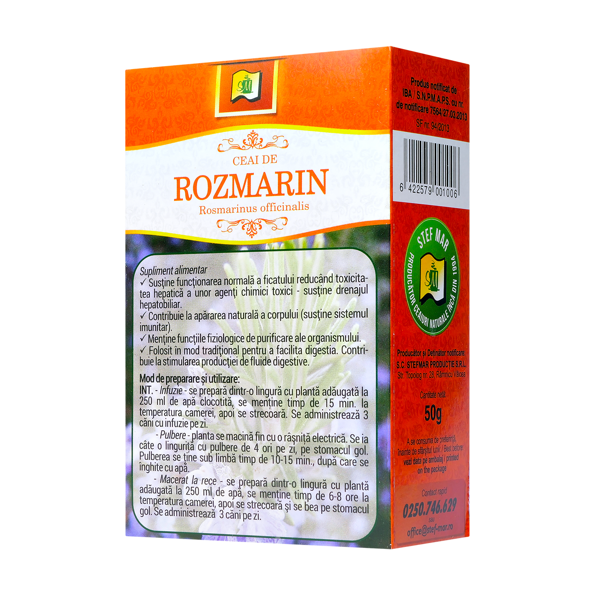 Ceai rozmarin 50 g