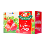 Ceai aromfruct capsuni si fragi 20 plicuri
