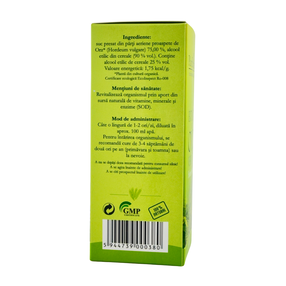 Extract de Orz verde 120 ml