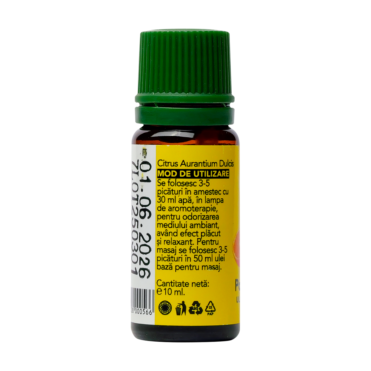 Ulei esential portocale 10 ml Solaris