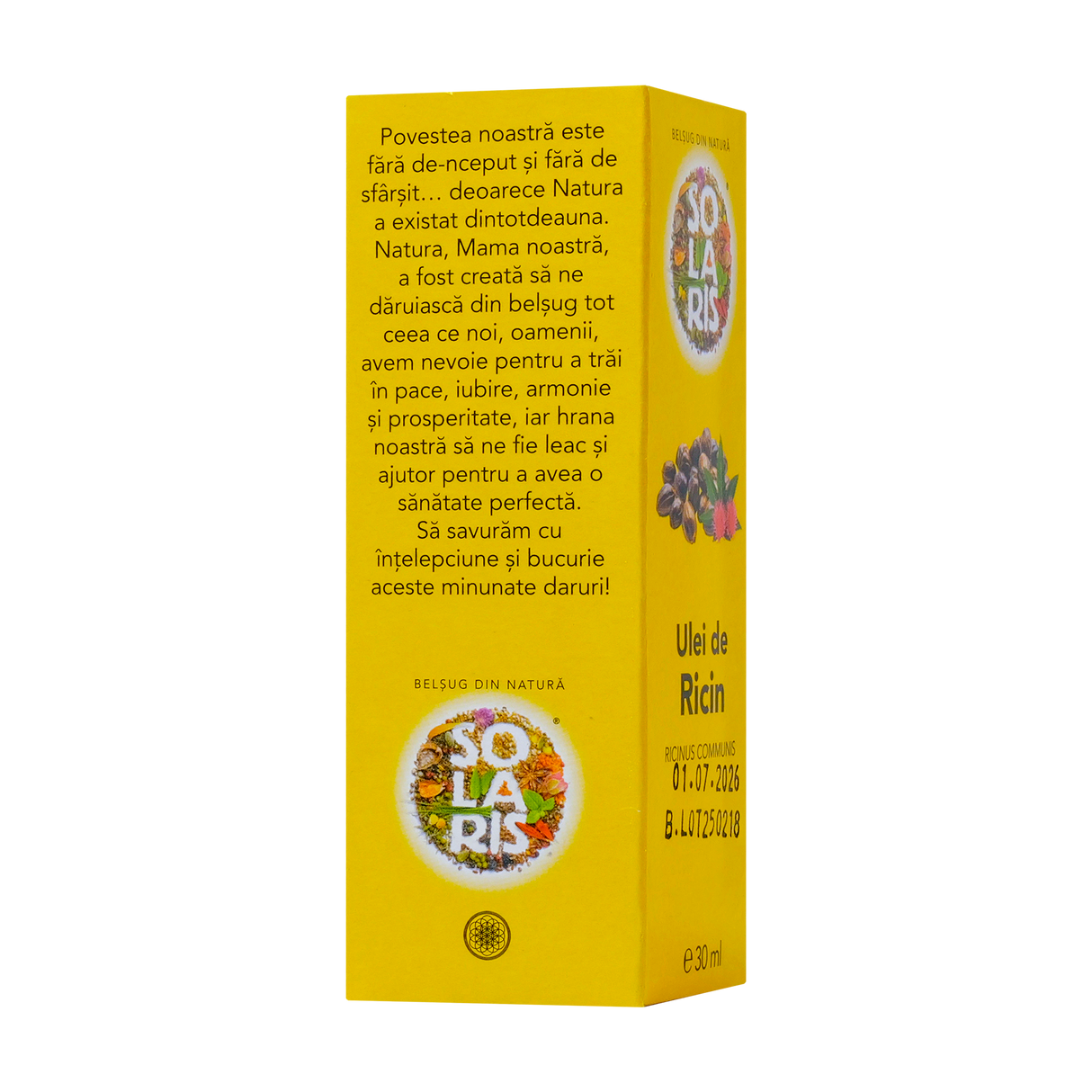 Ulei ricin 30 ml