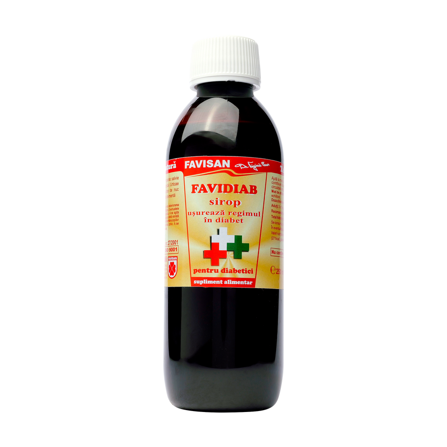 Sirop Favidiab neglicogenolitic 250 ml