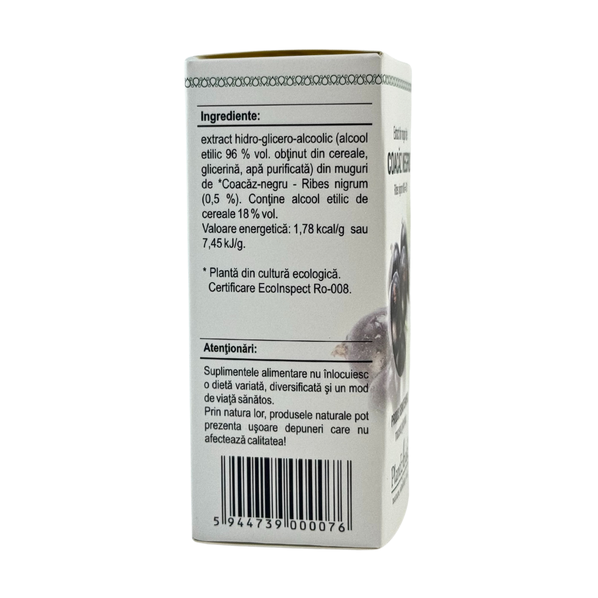 Extract din muguri de Coacaz negru 50 ml