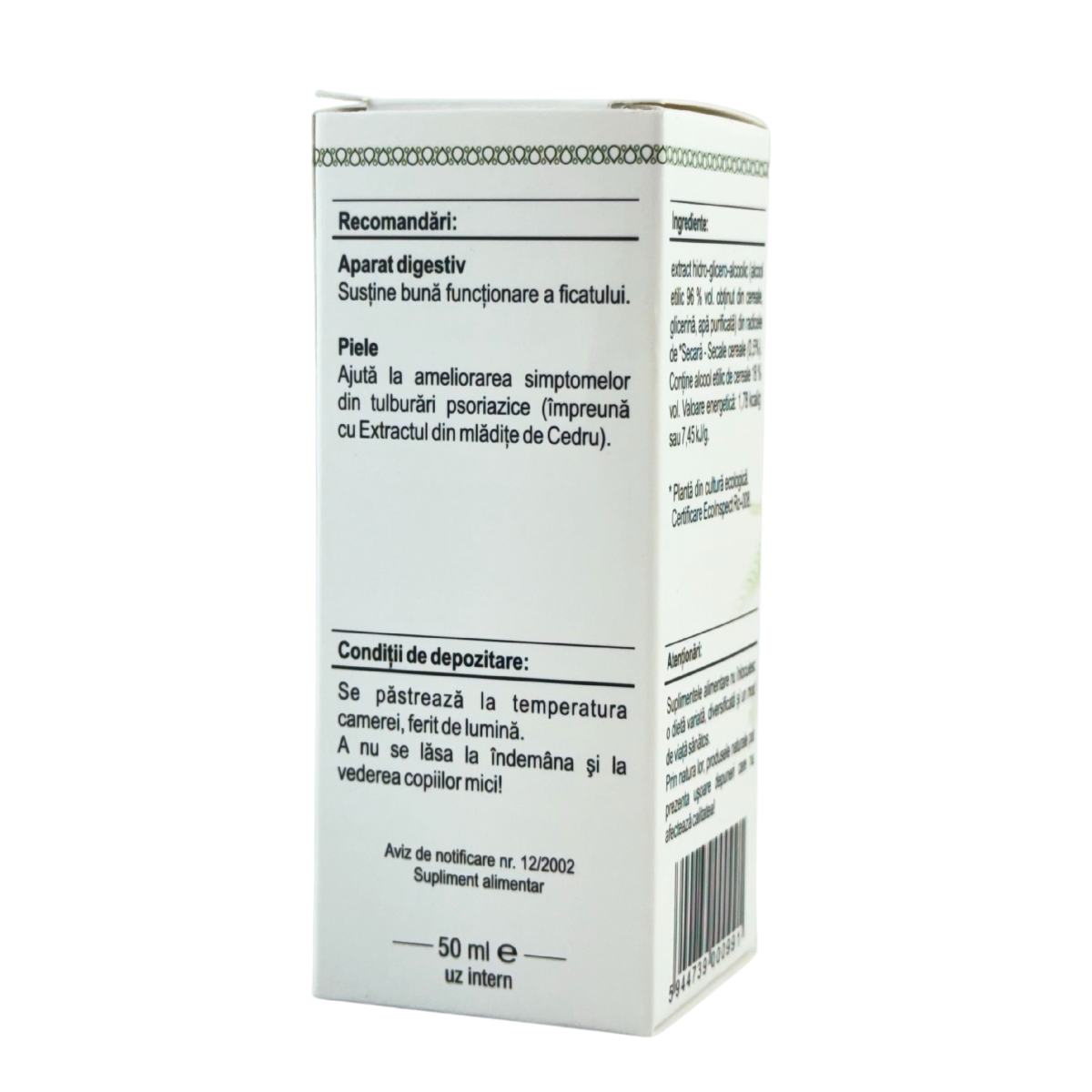 Extract din radicele de Secara 50 ml