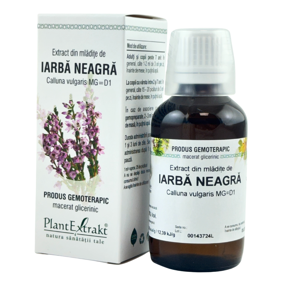 Extract din mladite de Iarba neagra 50 ml