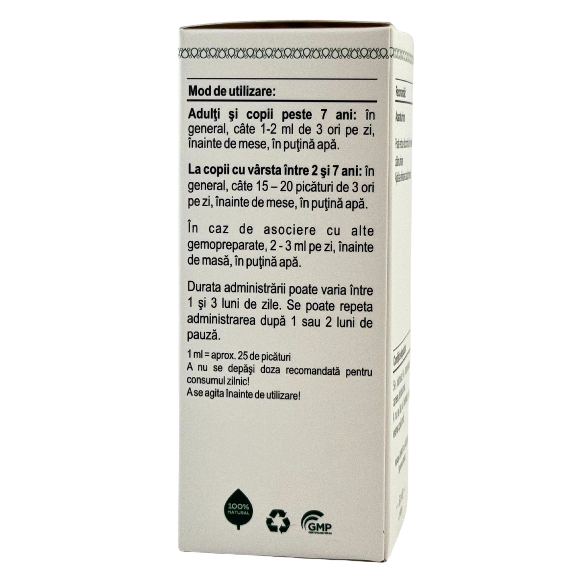Extract din mladite de Iarba neagra 50 ml