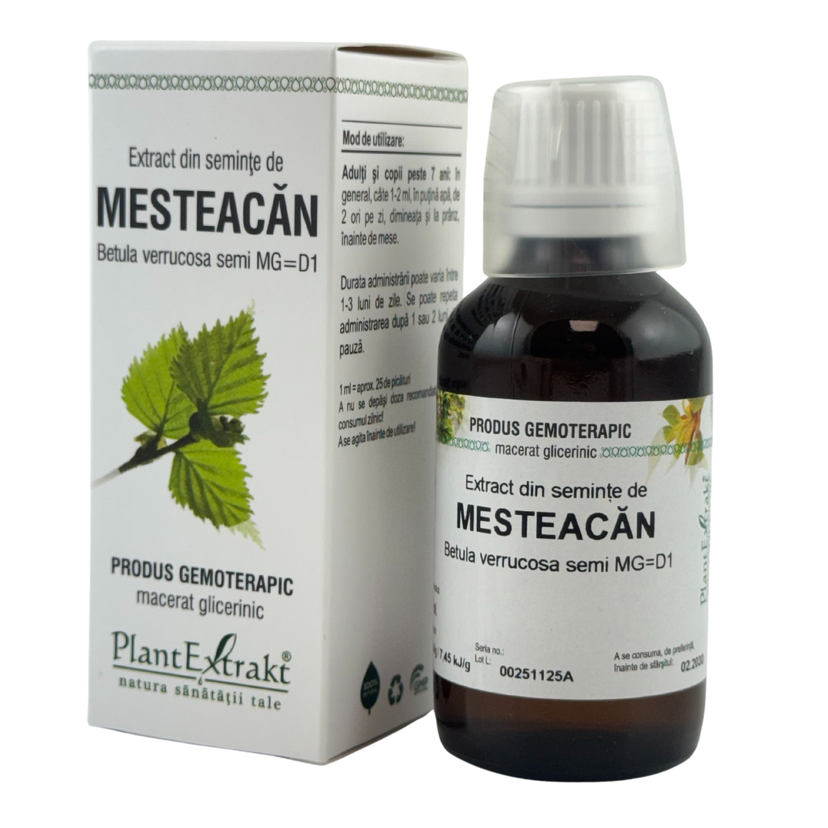Extract din seminte de Mesteacan 50 ml
