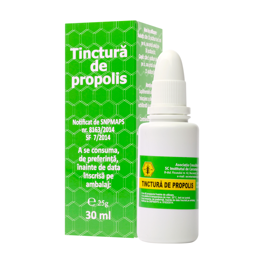 Tinctura propolis 30 ml Institutul Apicol