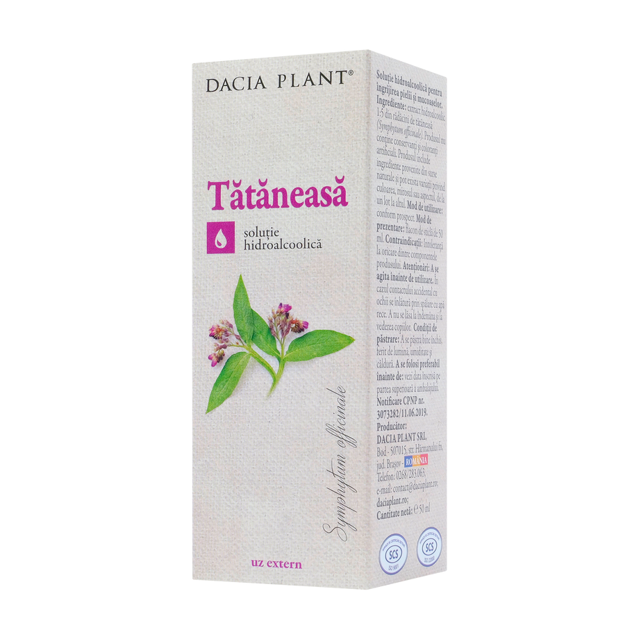 Tinctura tataneasa 50 ml Dacia Plant