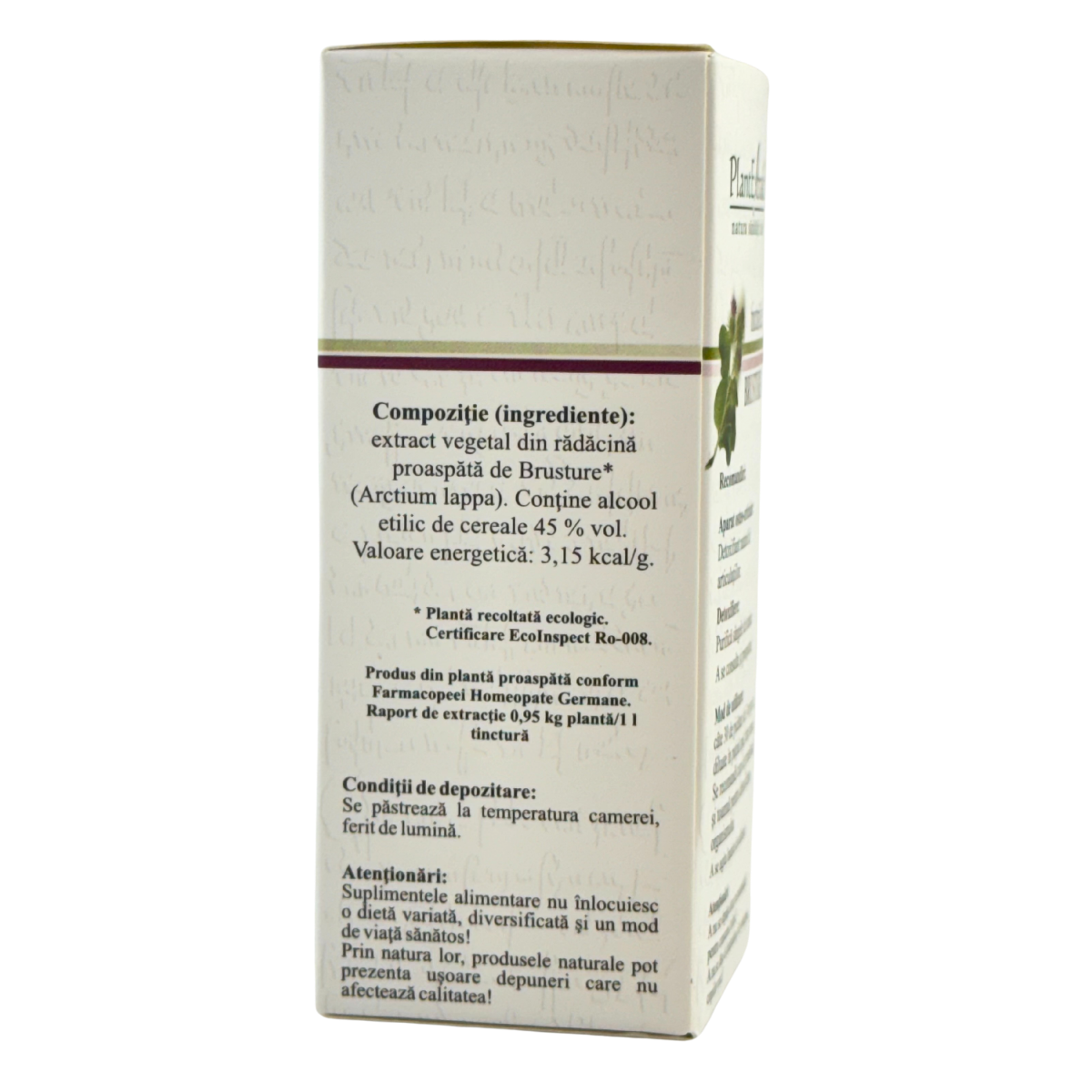 Tinctura de Brusture 50 ml
