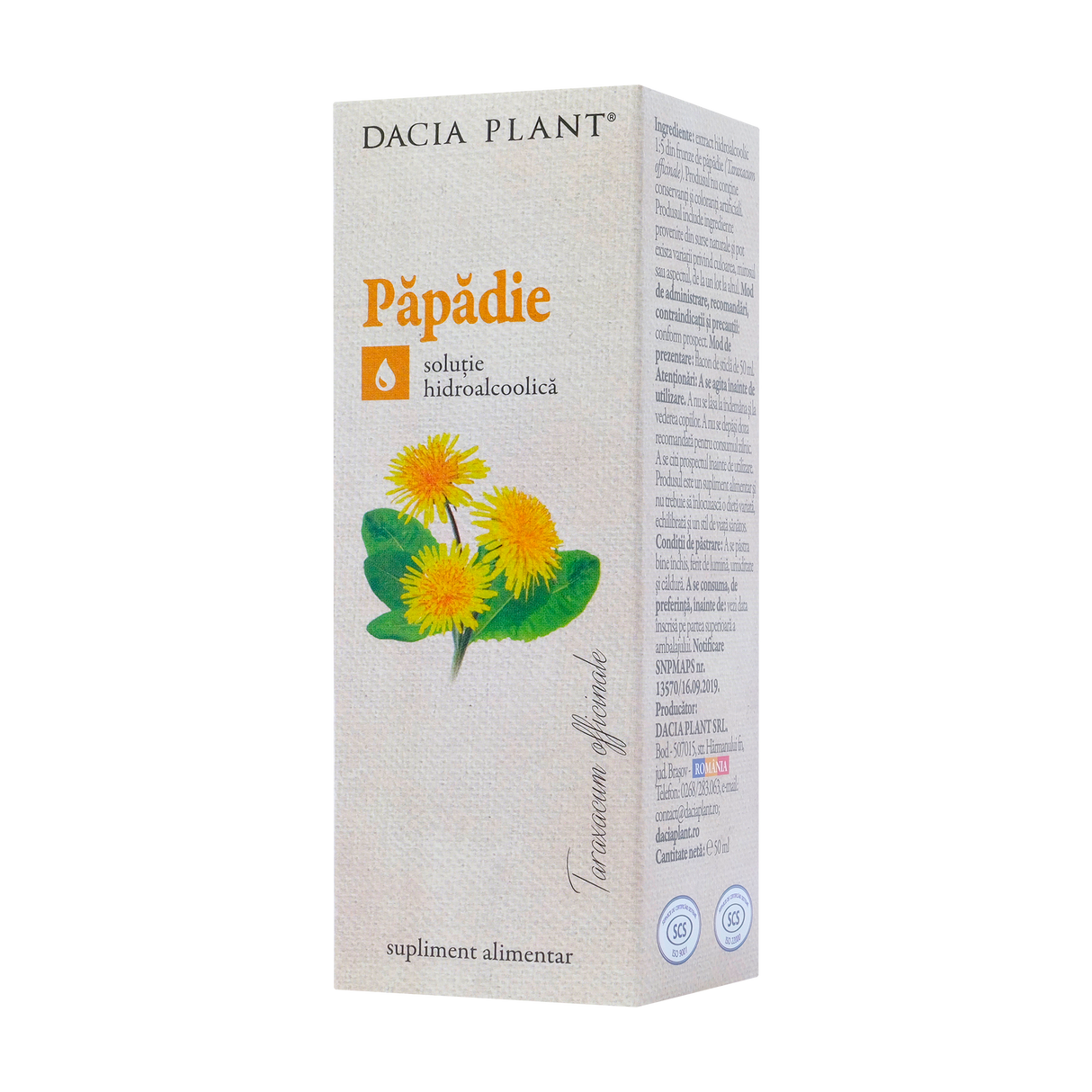Tinctura papadie 50 ml