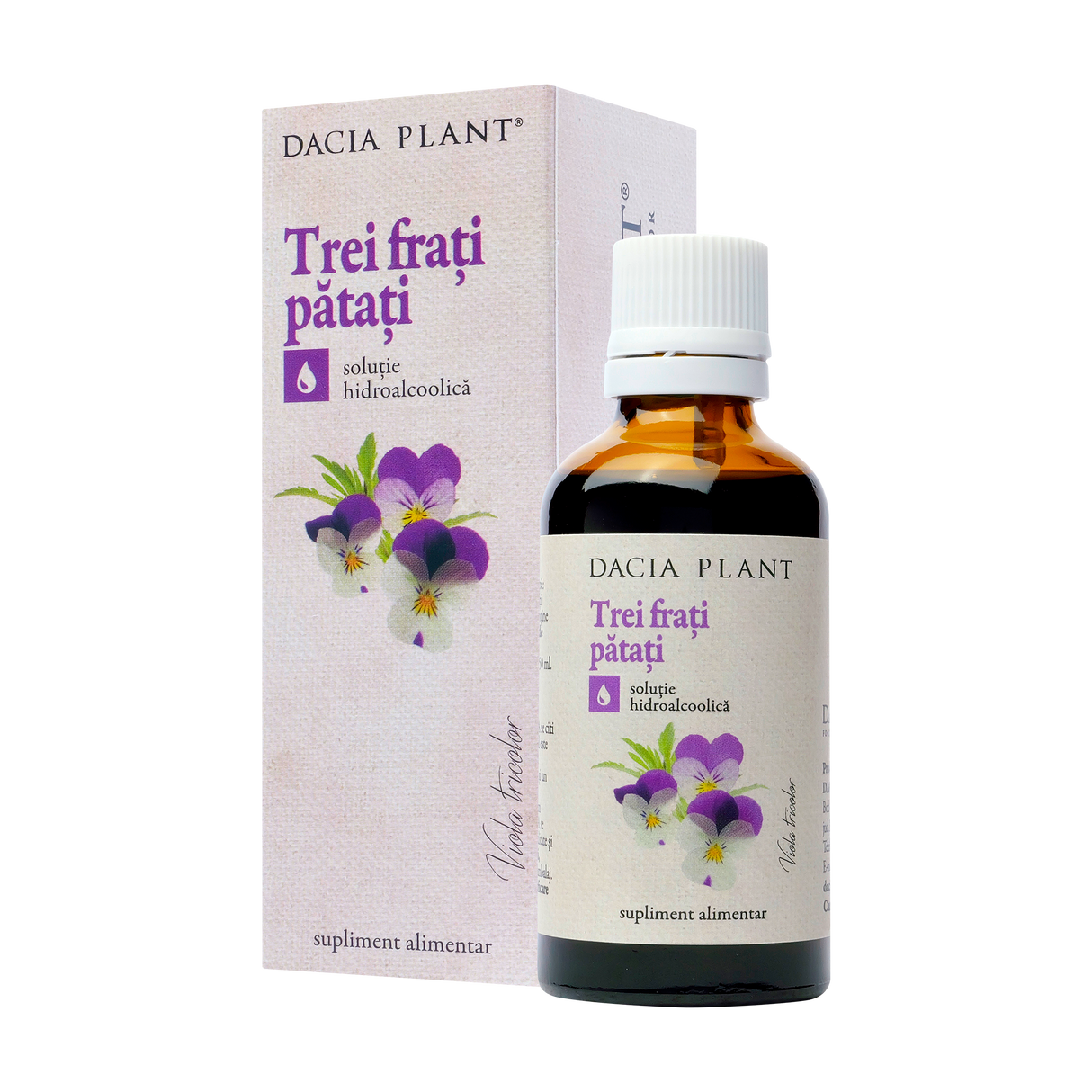 Tinctura trei frati patati 50 ml Dacia Plant