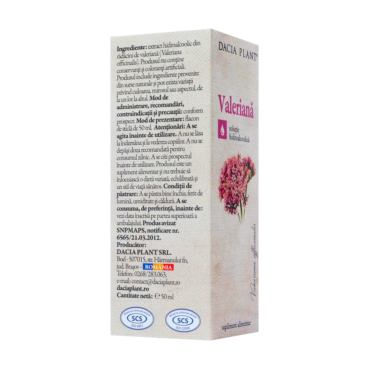 Tinctura valeriana 50 ml