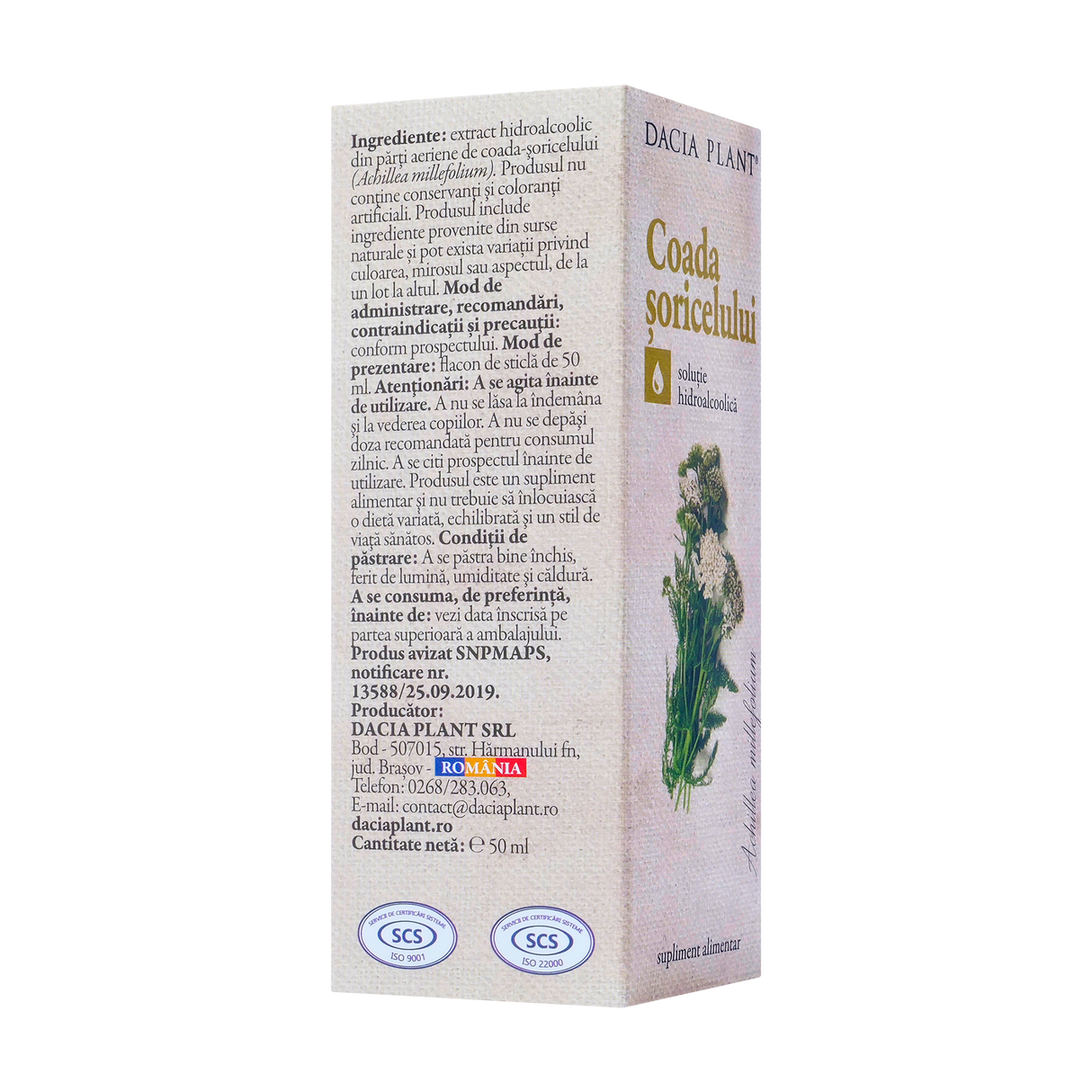 Tinctura coada soricelului 50 ml