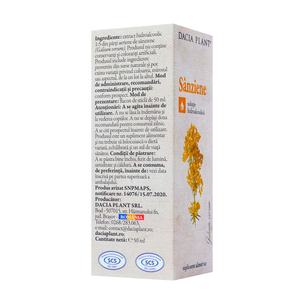 Tinctura sanziene 50 ml