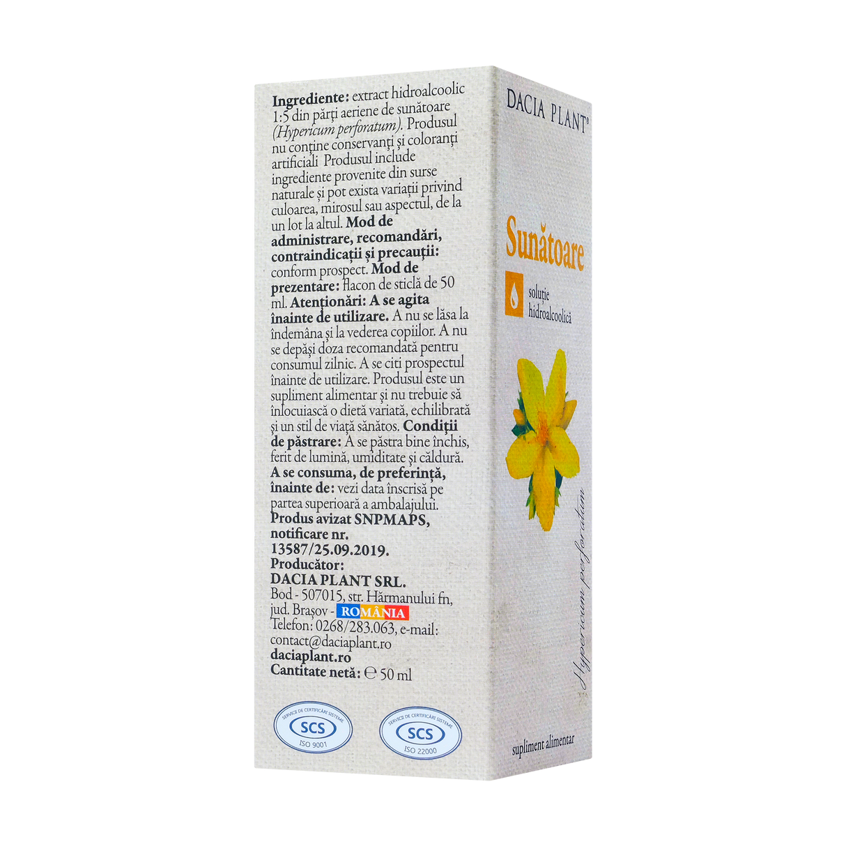 Tinctura sunatoare 50 ml