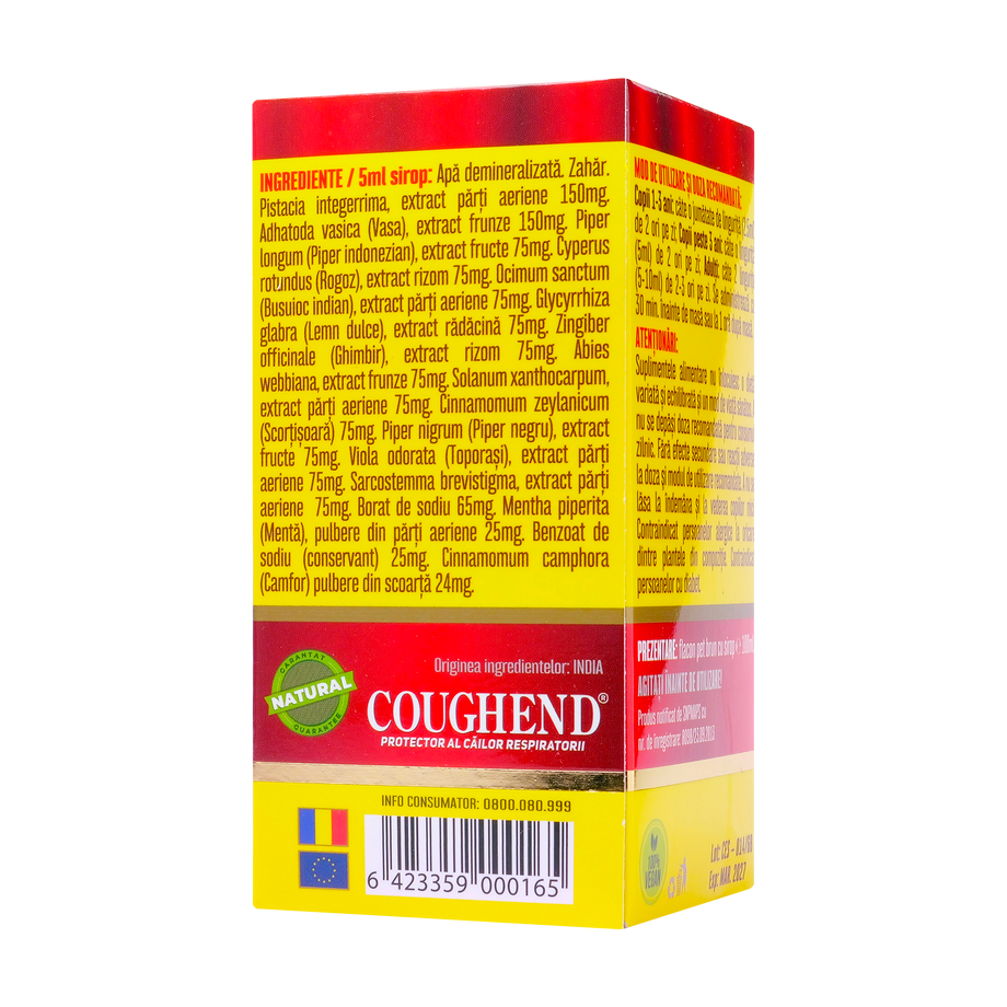 Sirop coughend cu zahar 100 ml