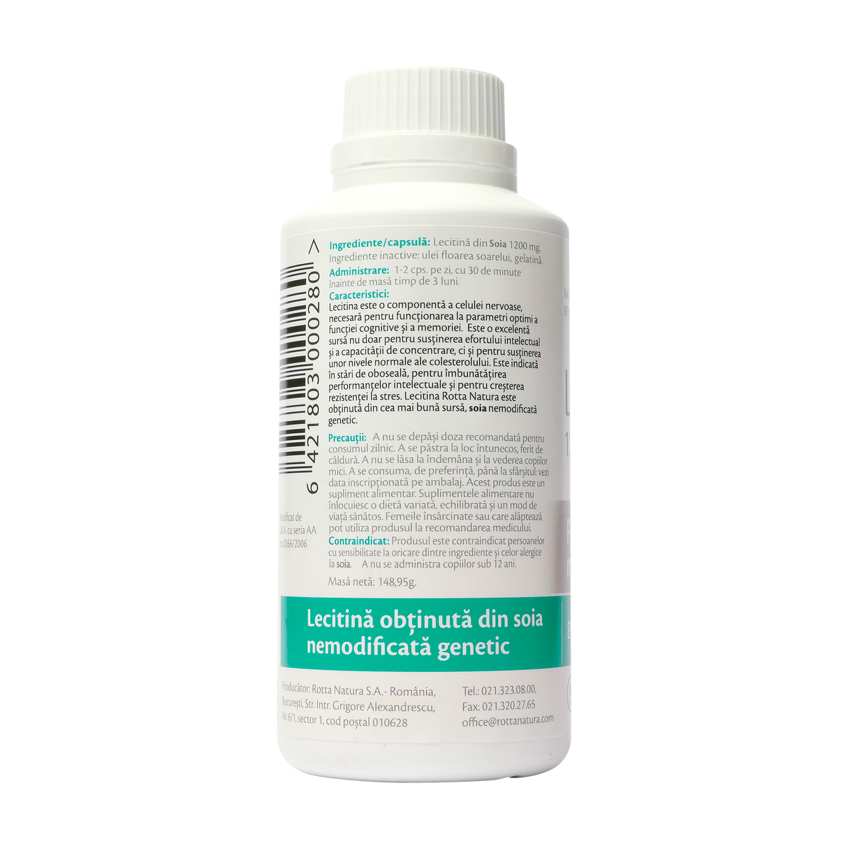Lecitina 1200mg 90 capsule