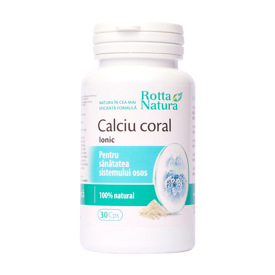 Calciu coral ionic 30 capsule