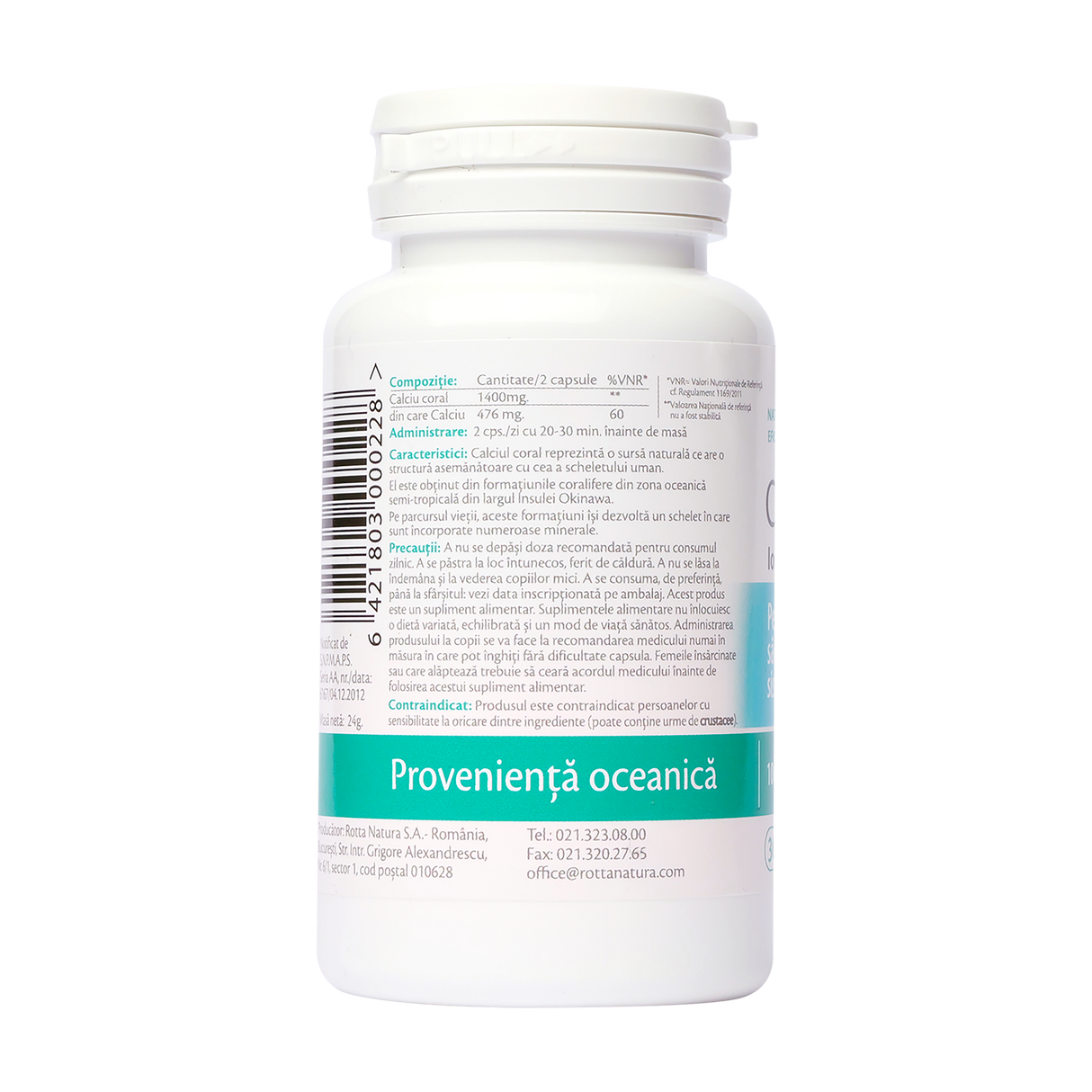 Calciu coral ionic 30 capsule