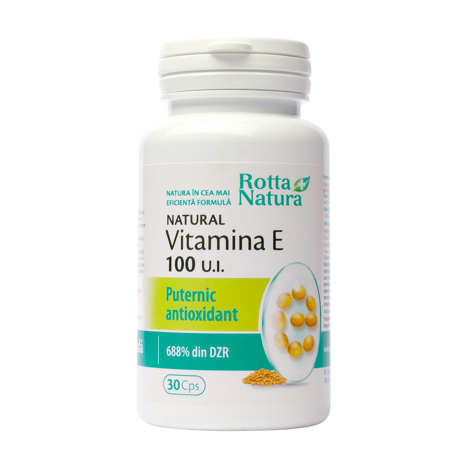 Vitamina E natural 100ui 30 capsule