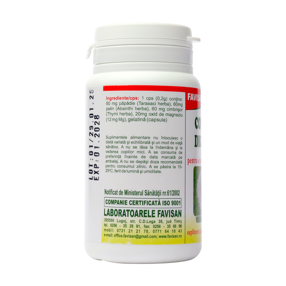 Complex digestiv 70 capsule
