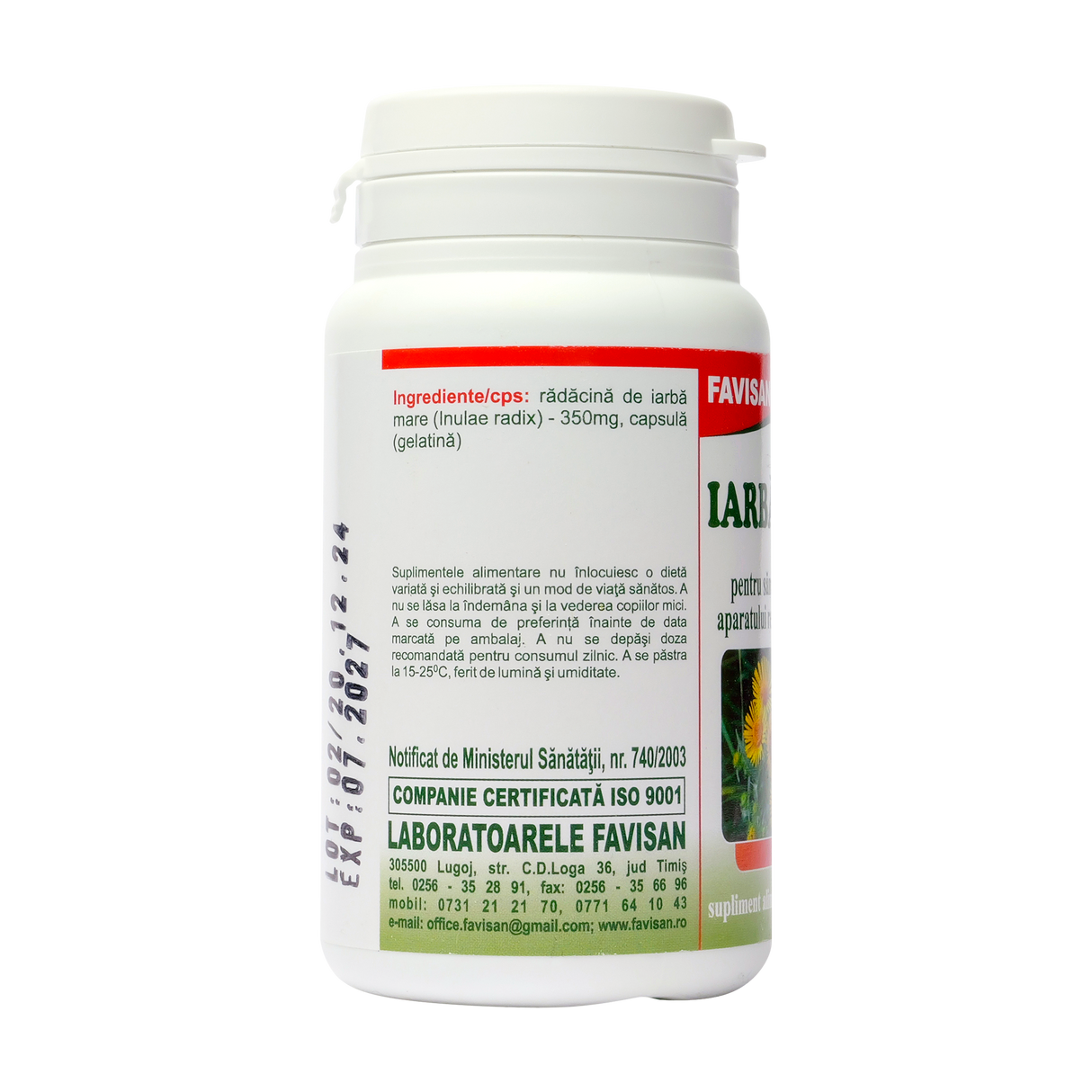 Iarba mare 40 capsule