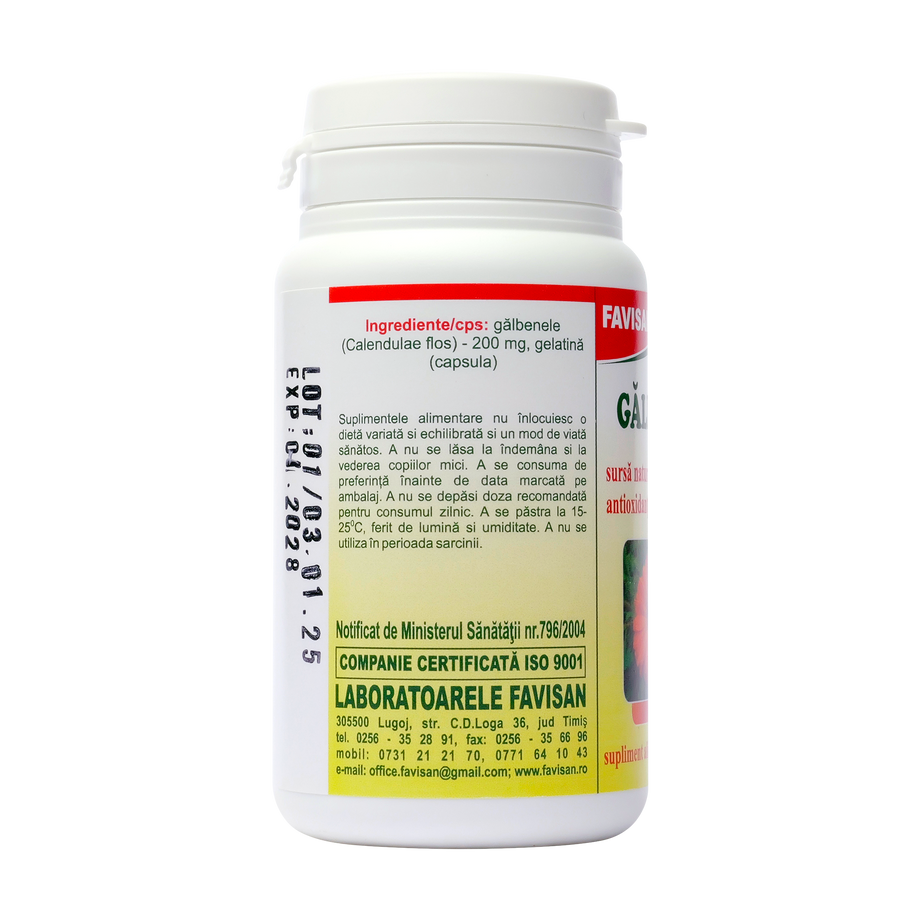 Galbenele 40 capsule