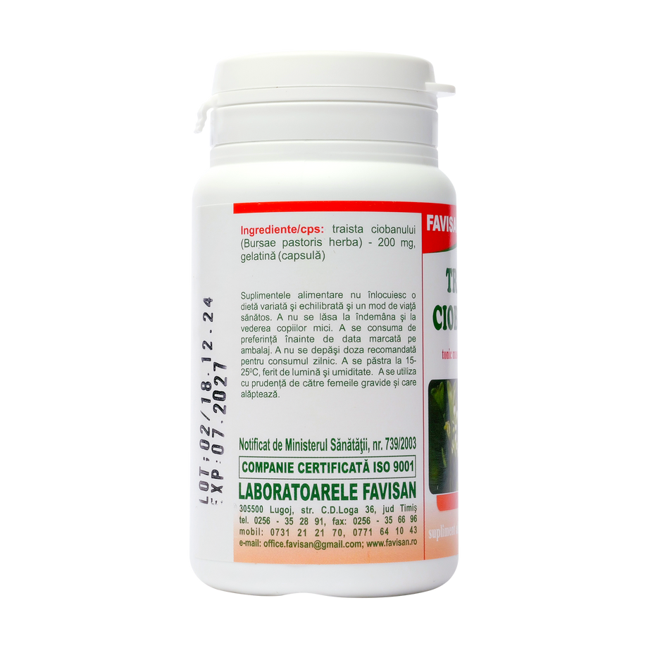 Traista ciobanului 40 capsule