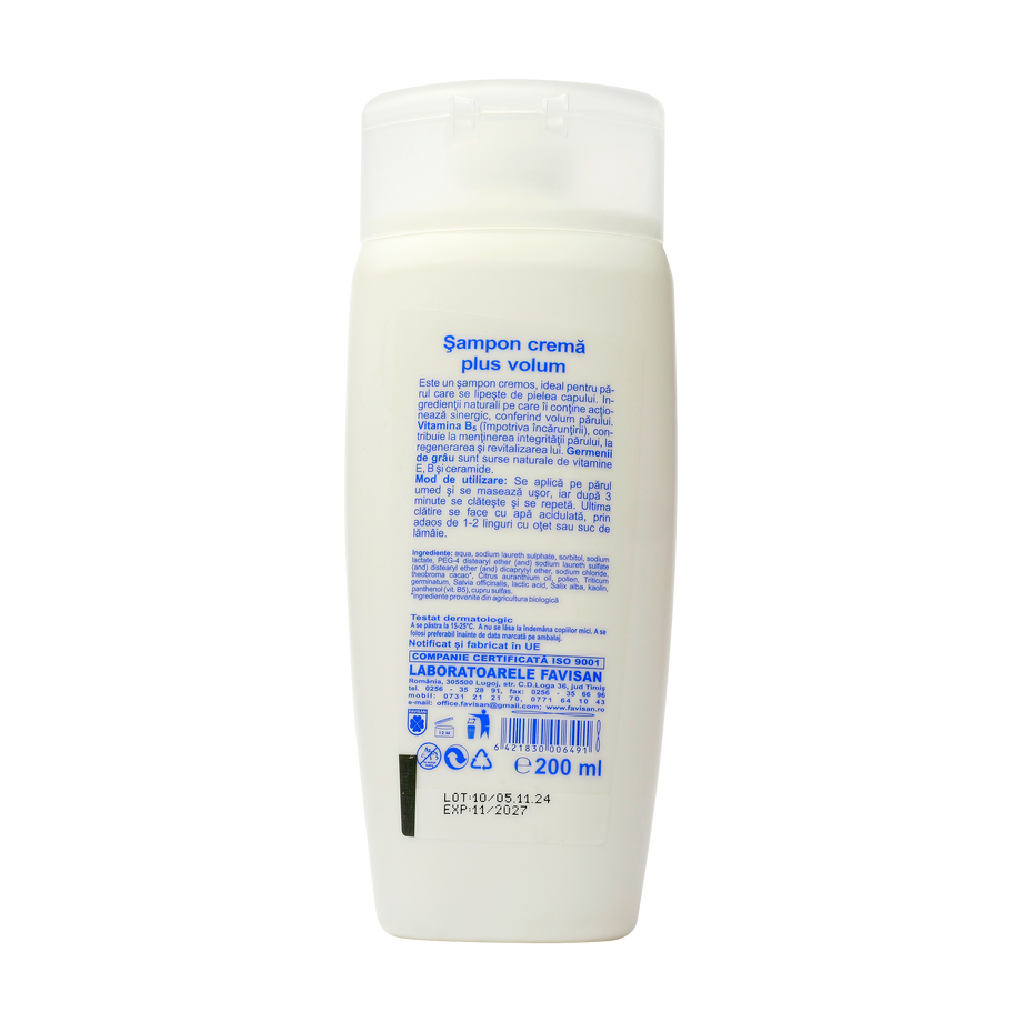 Sampon crema plus volum Favibeauty 200 ml