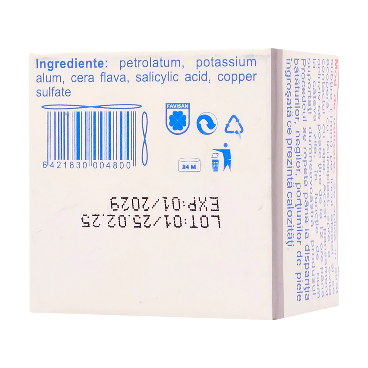 Faviclavusal crema pentru ingrijirea pielii 10 ml