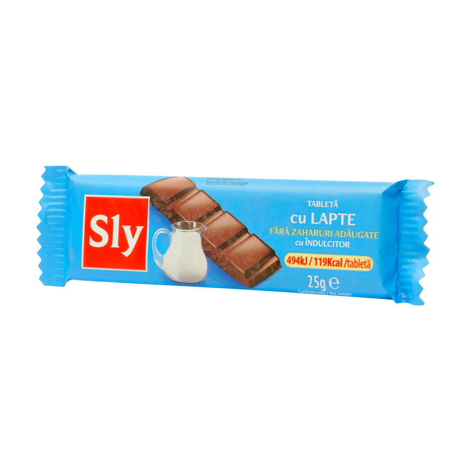 Tableta de ciocolata cu lapte 25 g