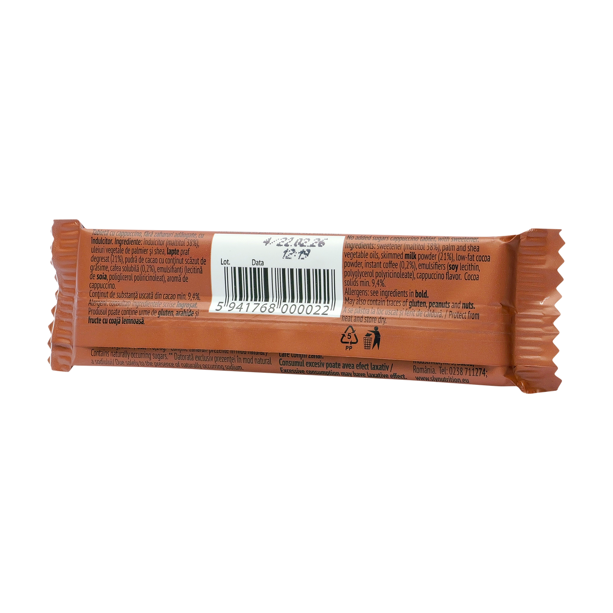 Tableta ciocolata cappuccino 25 g