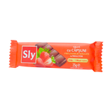 Tableta de ciocolata cu capsuni 25 g
