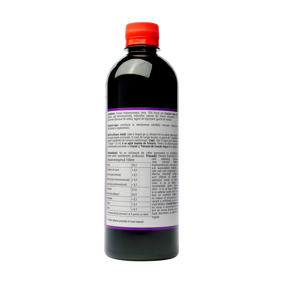 Sirop coacaz hipocaloric 500 ml