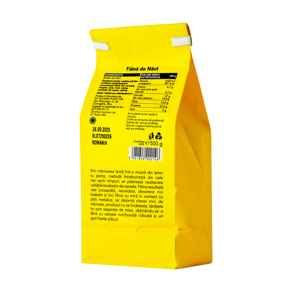 Faina de naut 500 g - imagine 3