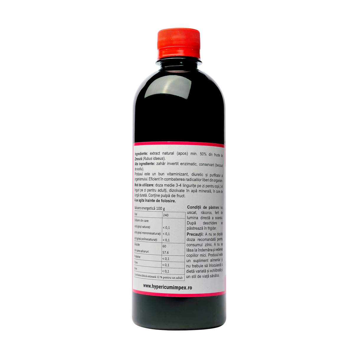 Sirop zmeura 500 ml