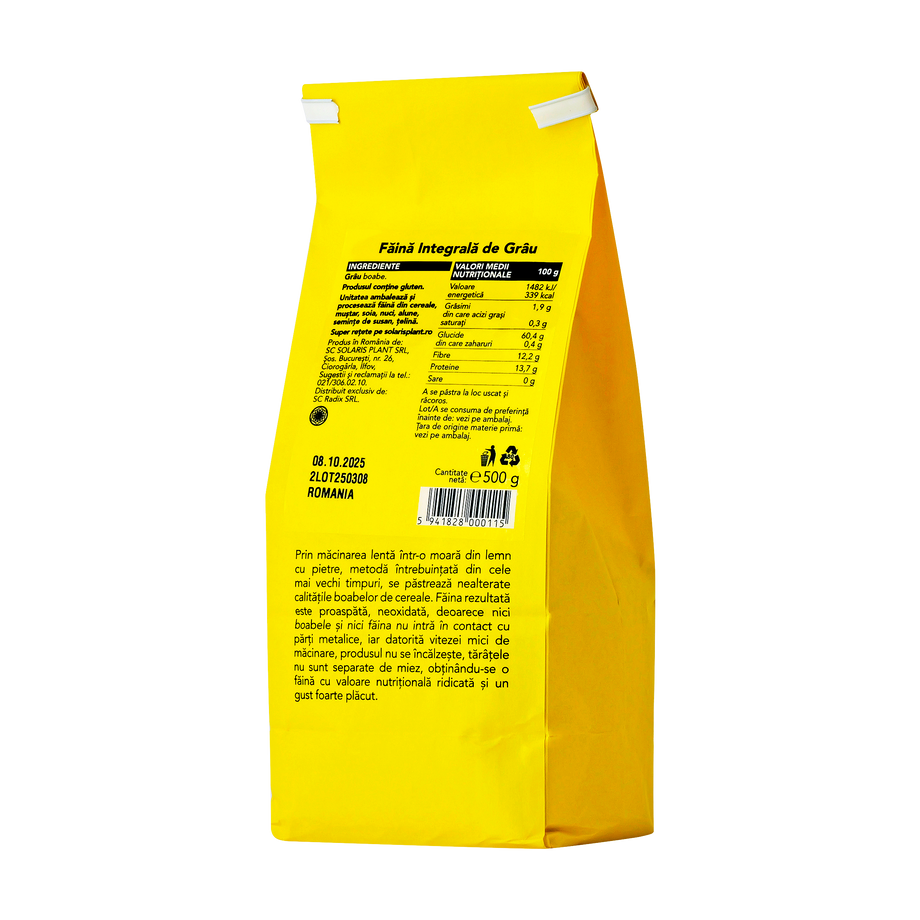 Faina integrala de grau 500 g