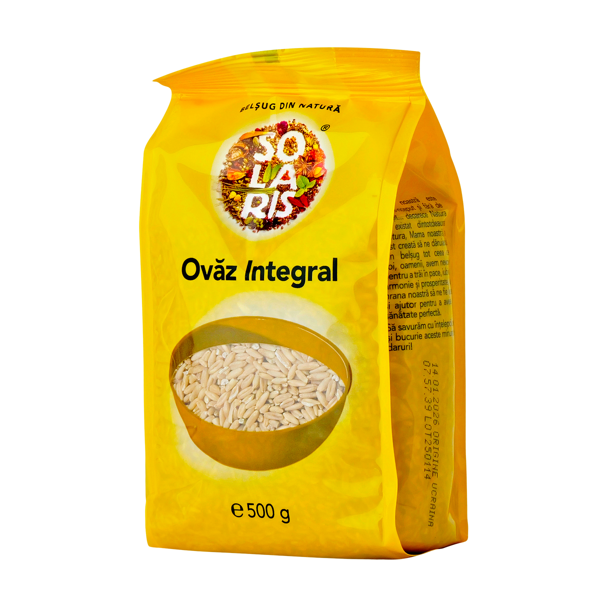 Ovaz integral 500 g